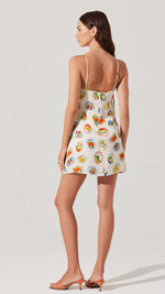 Load image into Gallery viewer, Samira Dress in Ivory Fruit Cocktail