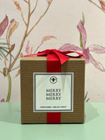 Load image into Gallery viewer, Merry Merry Merry Candle in Birchwood & Evergreen Bark