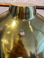 Load image into Gallery viewer, Butterfly Necklace on Short Chain in Light Pink
