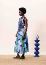 Load image into Gallery viewer, Sargasso Skirt in Blue Water Lily