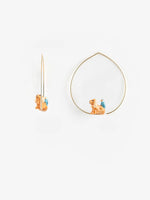 Load image into Gallery viewer, Small Cocker Spaniel Dog Hoop Earrings