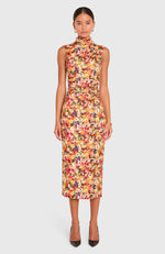 Load image into Gallery viewer, Damira Dress in Potpourri Print