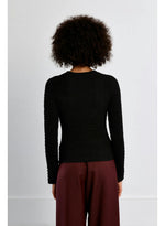 Load image into Gallery viewer, Popcorn Long Sleeve Shirt in Black