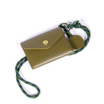 Load image into Gallery viewer, Moni Calf Leather Wallet in Kaki