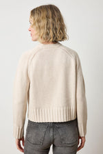 Load image into Gallery viewer, Saddle Sleeve Crewneck Sweater in Oat