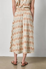 Load image into Gallery viewer, Ikat Long Skirt in Carob Ikat