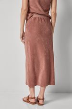 Load image into Gallery viewer, Terry Bias Skirt in Bark