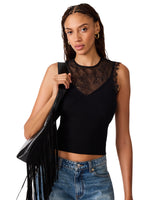 Load image into Gallery viewer, Kourt Sweater Top in Black