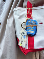 Load image into Gallery viewer, Hand-painted Sheepdog Bag Charm + Keychain