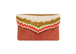 Load image into Gallery viewer, Mahas Classic Bag in Peach/Green