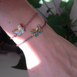 Load image into Gallery viewer, Small Butterfly Bracelet in Black