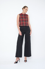 Load image into Gallery viewer, Tricia Top in Royals Tweed