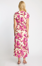 Load image into Gallery viewer, Lila Dress in Fuchsia Floret