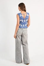 Load image into Gallery viewer, Lina Top in Indigo Island