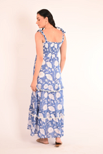 Load image into Gallery viewer, Aria Tube Maxi Dress in Indigo Island