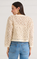 Load image into Gallery viewer, Lola Jacket in Seastar Crochet
