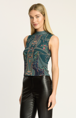 Load image into Gallery viewer, Romi Top in Patchwork Flower