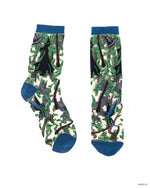 Load image into Gallery viewer, Wicked Elphaba Silhouette Sheer Crew Sock