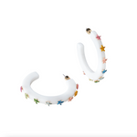 Load image into Gallery viewer, Starfish Jewel Hoop in Multicolor