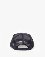 Load image into Gallery viewer, Trucker Hat in Navy w/ Cream & Citron Californie