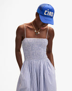 Load image into Gallery viewer, Trucker Hat in Cobalt Ciao