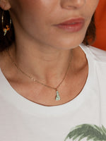 Load image into Gallery viewer, Green Zebra Necklace