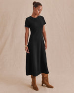 Load image into Gallery viewer, Winslow Midi Dress in Black