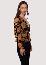 Load image into Gallery viewer, Cabin Hideaway Top in Black Floral