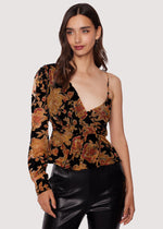 Load image into Gallery viewer, Cabin Hideaway Top in Black Floral
