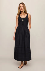 Load image into Gallery viewer, Johanna Midi Dress in Black