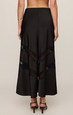 Load image into Gallery viewer, Kori Lace Skirt in Black