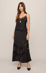 Load image into Gallery viewer, Kori Lace Skirt in Black