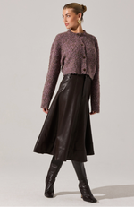 Load image into Gallery viewer, Zhuri Skirt in Dark Brown