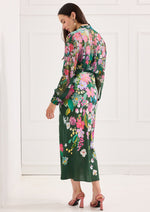 Load image into Gallery viewer, The Hilary Skirt in Emerald Garden Enchantment