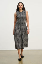 Load image into Gallery viewer, Katherine Smocked Dress in Black