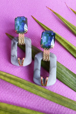 Load image into Gallery viewer, Alysse Post Earrings in Royal
