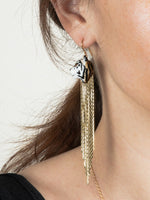 Load image into Gallery viewer, Tiger Fringe Earrings