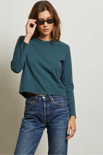 Load image into Gallery viewer, Bruce Long Sleeve Crew Tee in Slate