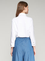 Load image into Gallery viewer, Embroidered Petra Shirt in Punto Blanco
