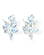 Load image into Gallery viewer, Flora Earrings in Blue China