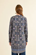 Load image into Gallery viewer, Paisley Tunic in Navy Pia
