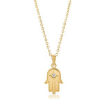 Load image into Gallery viewer, Hamsa Necklace in Gold