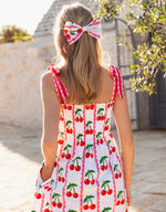 Load image into Gallery viewer, Immy Dress in Scalloped Cherry