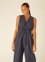 Load image into Gallery viewer, Sleeveless Jumpsuit in Navy
