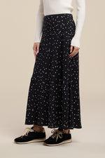 Load image into Gallery viewer, Cadence Maxi Skirt in Black