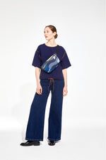 Load image into Gallery viewer, Chiara Nazare Bum Bag in Blue