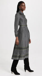 Load image into Gallery viewer, Brighton Dress in Jet/Olive

