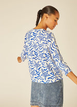 Load image into Gallery viewer, Starfish Sweater in White/Blue

