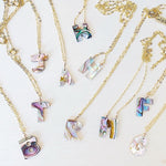 Load image into Gallery viewer, Abalone Initial Necklace