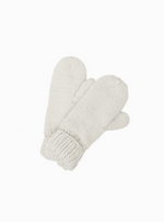 Load image into Gallery viewer, Hand Knit Basic Mittens in Ivory
